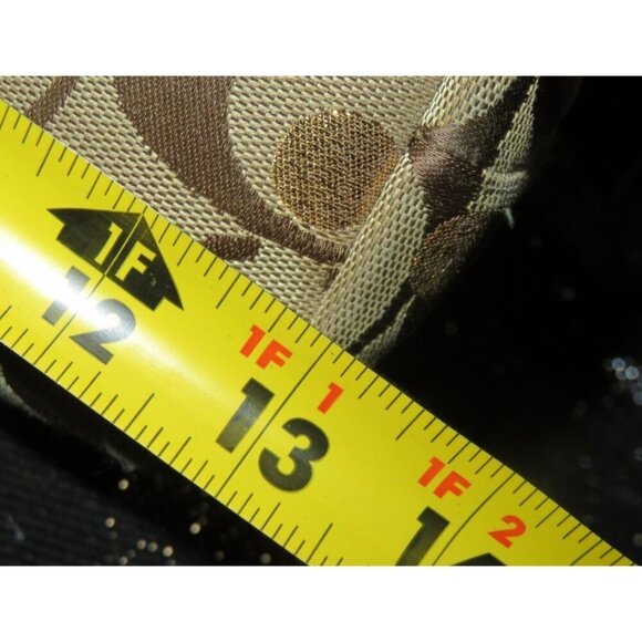 Coach Classic Laura Secret Admirer Jacquard Signature Hearts Dots Tote & Charm - Picture 12 of 13